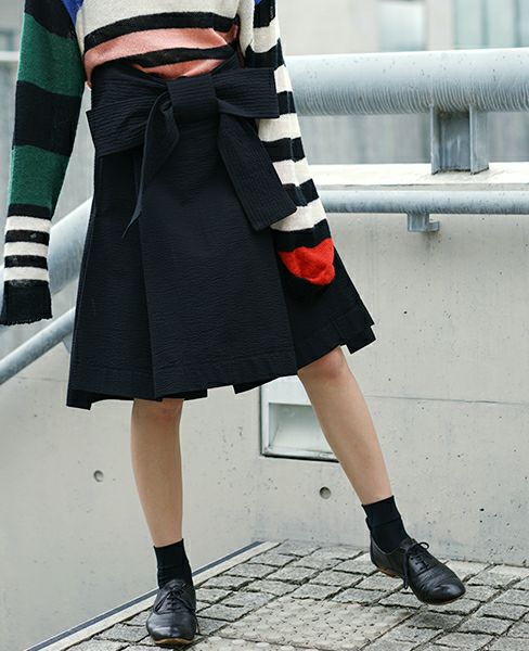 HENRIK VIBSKOV キルティングスカート Henrik Vibskov Pile Quilt Skirt - Black | Garmentory