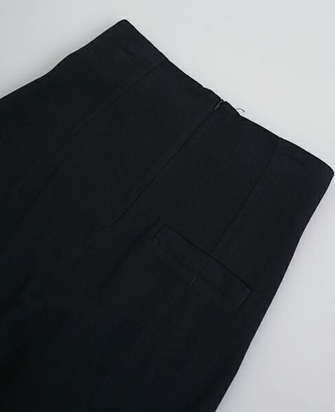 HENRIK VIBSKOV.LOYAL TWILL PANTS [BLACK TWILL]_