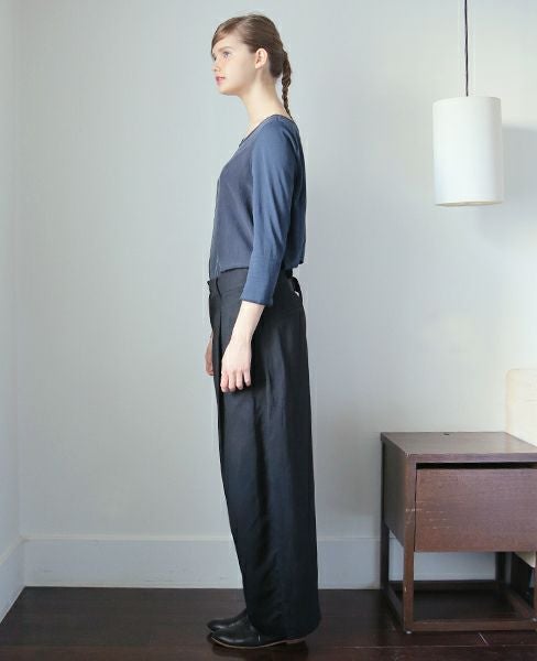 STUDIO NICHOLSON.LIGHT WEIGHT BALLOON PANTS [MARCELLO・SN-117]