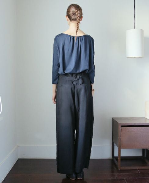 STUDIO NICHOLSON.LIGHT WEIGHT BALLOON PANTS [MARCELLO・SN-117]