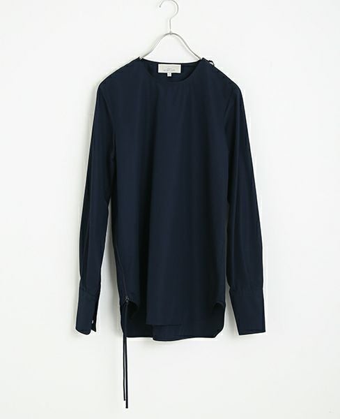 STUDIO NICHOLSON.NOISY COTTON ZIP TOP  [PINO・SN-122]