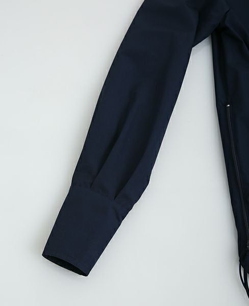 STUDIO NICHOLSON.NOISY COTTON ZIP TOP  [PINO・SN-122]