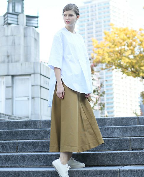 STUDIO NICHOLSON SIDE TIE FULL SKIRT [BENTO・SN-107]