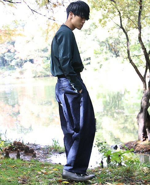 YANTOR cotton 46%, linen 54% マックパンツ Standard Cloth Jason Relaxed Pleated Trouser Pants | Urban Outfitters