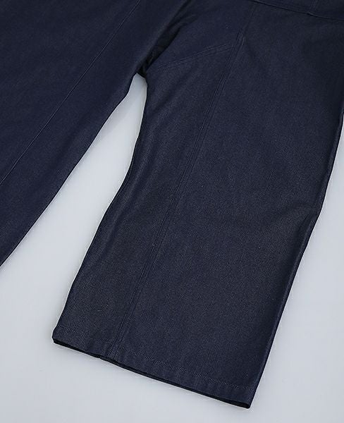 hatra×Palm maison.ハトラ×パームメゾン.限定復刻 ・巻デニム ワイド [NAVY]_