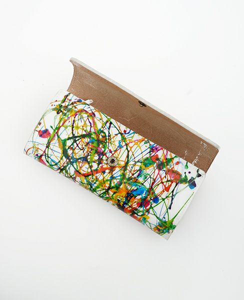 macromauro マクロマウロ.high paint wallet long