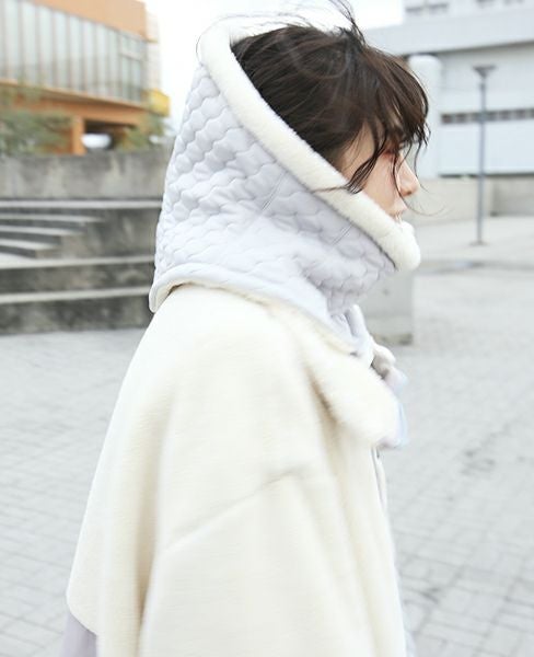 【レア】HATRA 17AW ネックウォーマー hatra ハトラ HOODY[GREY]_