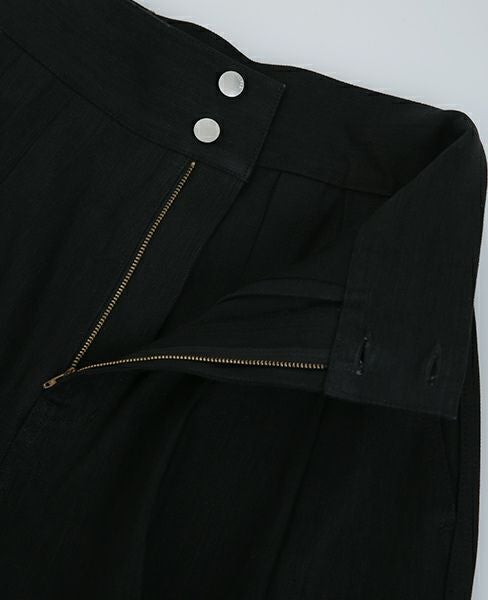 BELPER.TUCK WIDE DENIM PANTS [07121117]