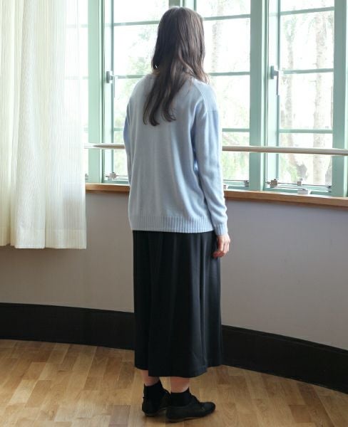 SI-HIRAI.CREW NECK WIDE [CHAW17-302WD]