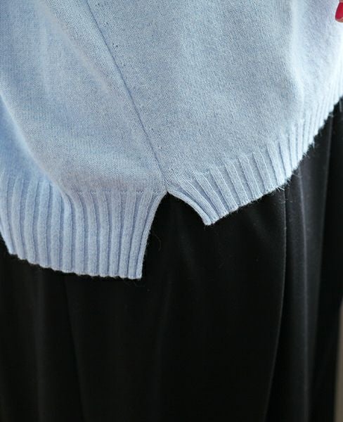 SI-HIRAI.CREW NECK WIDE [CHAW17-302WD]