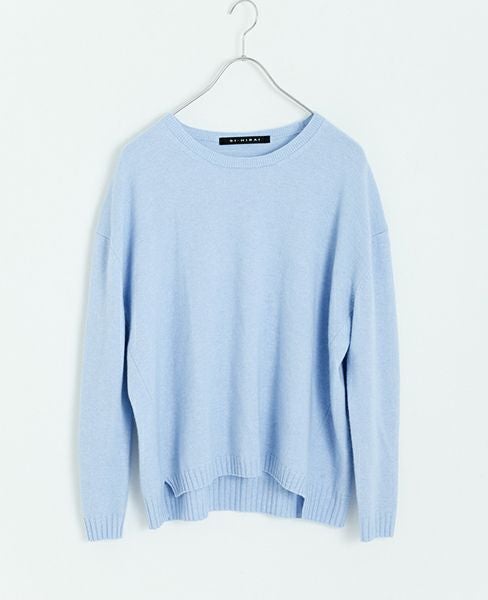 SI-HIRAI.CREW NECK WIDE [CHAW17-302WD]