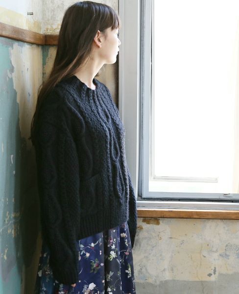 JUN OKAMOTO アイルランドの馬の蹄みたいなニット