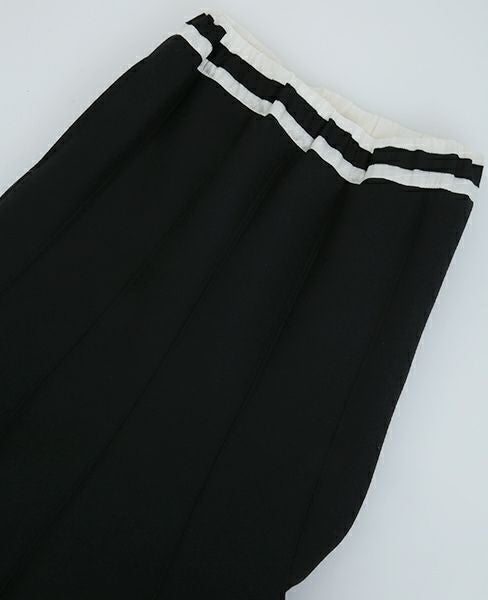 SWANLAKE.ボンディングチューリップスカート[SK-1006/BLACK]