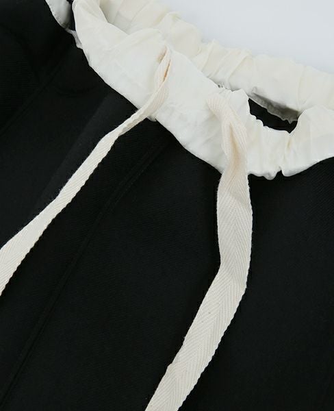 SWANLAKE.ボンディングチューリップスカート[SK-1006/BLACK]