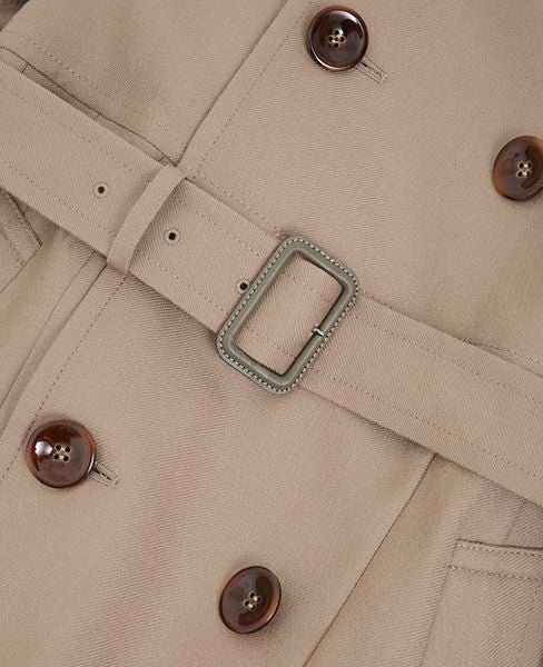 SWANLAKE.ロングチューリップトレンチコート[CO-1020/CAMEL]