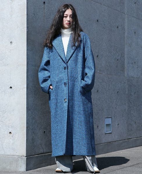 christian wijnants.CADIZ [3743 PIED DE POULE BLUE]