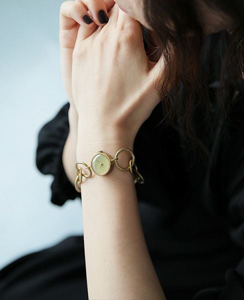 nejicommu.ネジコミュ.CONNECT CHAIN WATCH [BRASS]