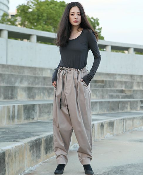 Edwina Hoerl×Palm maison.別注original pants [Greige]_