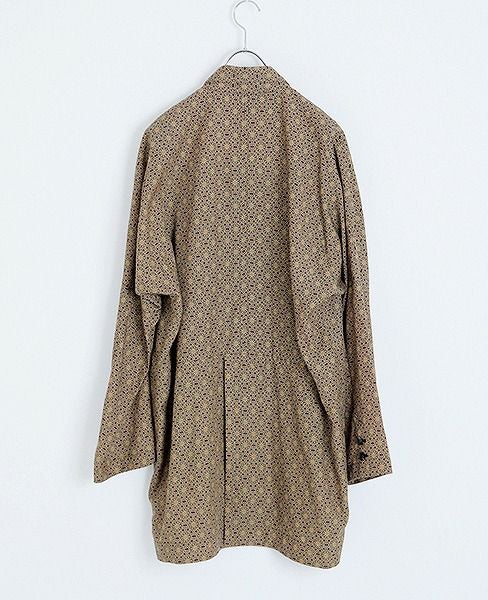 YANTOR Geometric Long Jacket[Y183JK01/YELLOW]