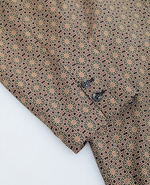 YANTOR.Geometric Long Jacket[Y183JK01/YELLOW]