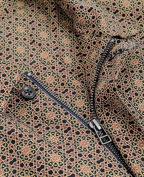 YANTOR.Geometric Long Jacket[Y183JK01/YELLOW]