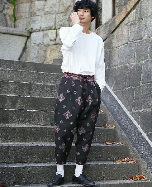 YANTOR パンツ YANTOR（ヤントル）の「YANTOR Wash Wool 2 Tuck Wide Pants（その他