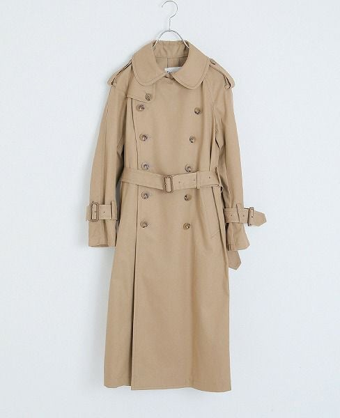 SWANLAKE.ショルダリングロングトレンチ [CO-1059/BEIGE]