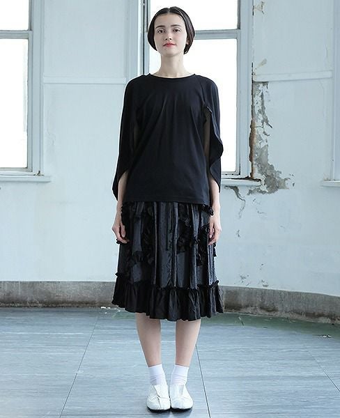 MIYAO ミヤオ.[Skirt/MO-S-05] Cupra Jacquard × Cupra[Garment Wash]