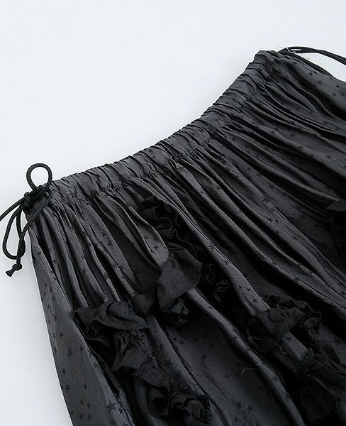 MIYAO ミヤオ.[Skirt/MO-S-05] Cupra Jacquard × Cupra[Garment Wash]