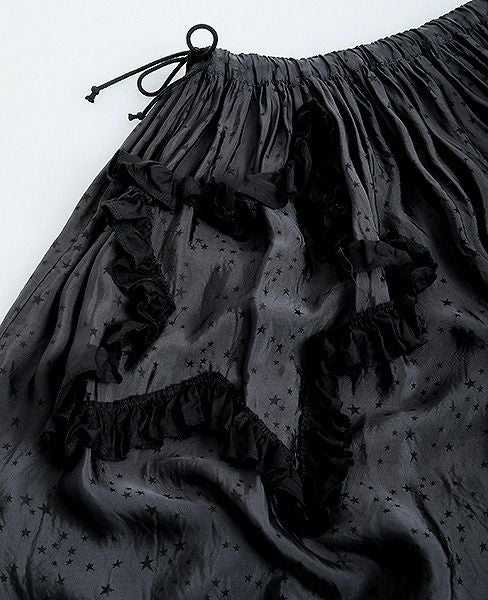 MIYAO ミヤオ.[Skirt/MO-S-05] Cupra Jacquard × Cupra[Garment Wash]