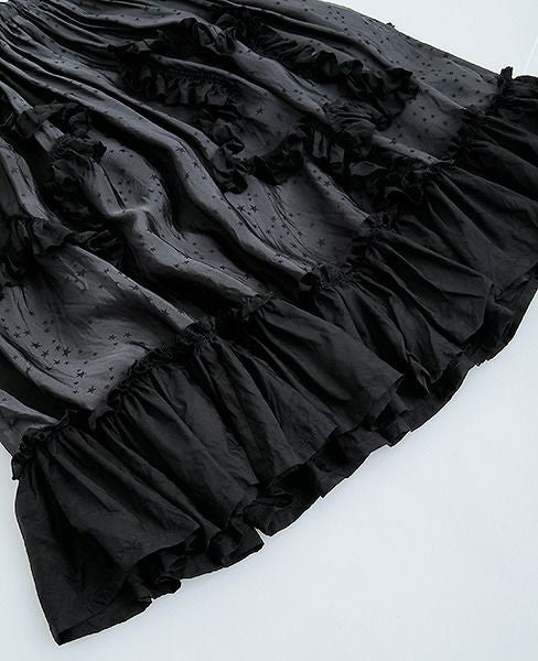 MIYAO ミヤオ.[Skirt/MO-S-05] Cupra Jacquard × Cupra[Garment Wash]