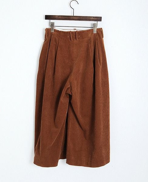 suzuki takayuki.スズキタカユキ.wide legged pants Ⅲ[A192-12/orange]