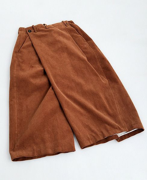 suzuki takayuki スズキタカユキ wide legged pants Ⅲ[A192-12/orange]