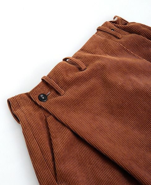 suzuki takayuki.スズキタカユキ.wide legged pants Ⅲ[A192-12/orange]