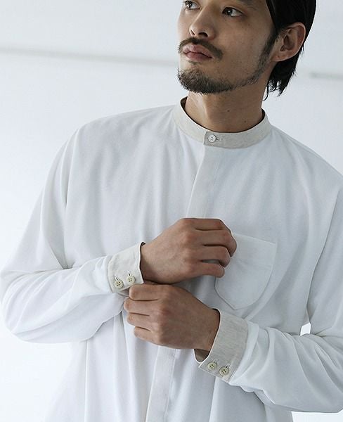 ohta.white pile shirts[st-11W]
