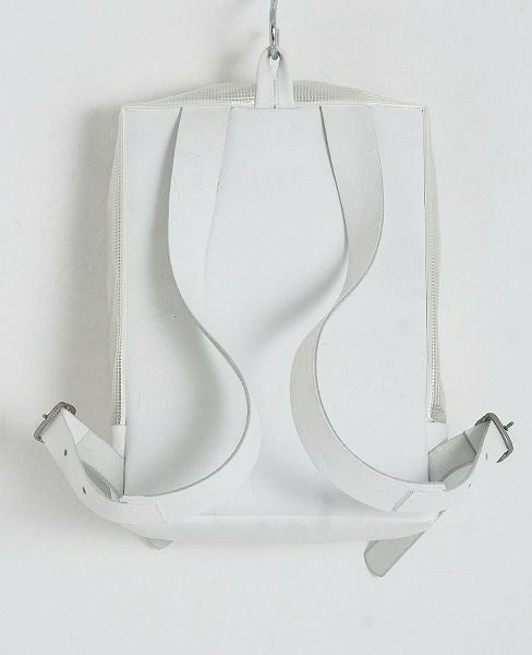 KAGARI YUSUKE.スクエアリュック[w18-05-wh/防炎]