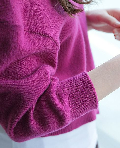 MIYAO ミヤオ.[KNIT/MP-N-02 / RED PURPLE]
