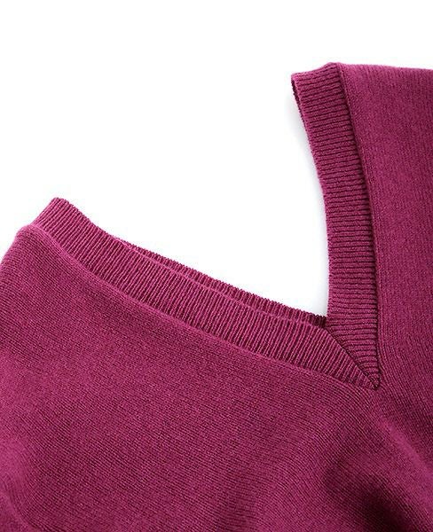 MIYAO ミヤオ.[KNIT/MP-N-02 / RED PURPLE]