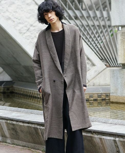 【希少】yantor ヤントル 16aw 袈裟コート YANTOR（ヤントル）の「YANTOR Paisley Jacquard Wool Kesa Coat