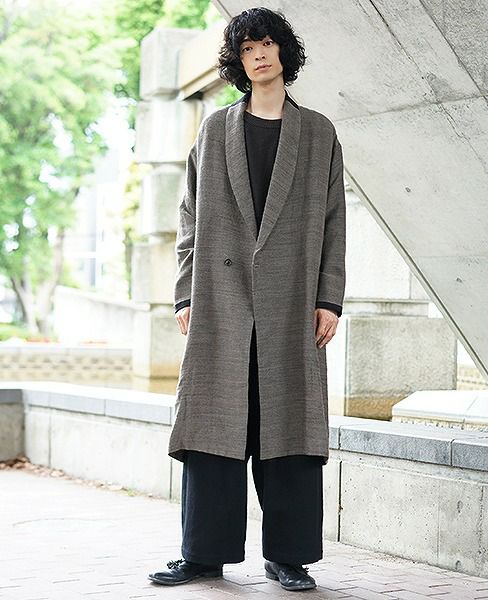 YANTOR Double Face Wool Gown Coat[Y184CO04]
