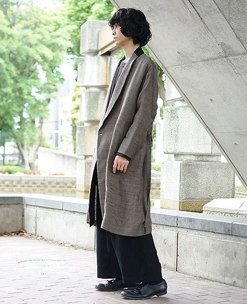 YANTOR コート YANTOR Double Face Wool Gown Coat[Y184CO04]