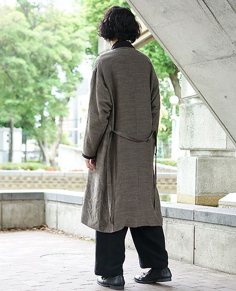 YANTOR.Double Face Wool Gown Coat[Y184CO04]