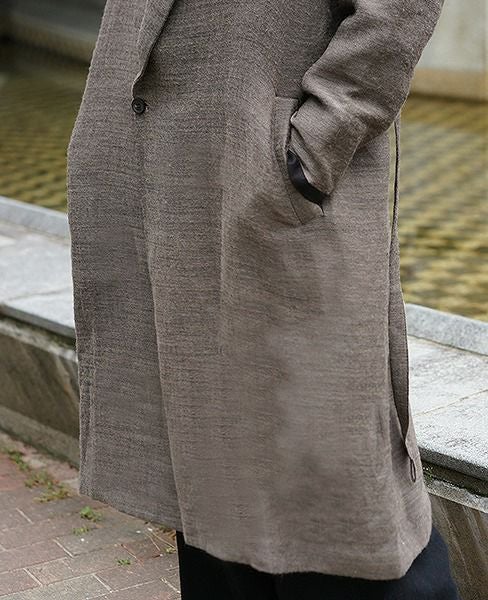 YANTOR Double Face Wool Gown Coat[Y184CO04]