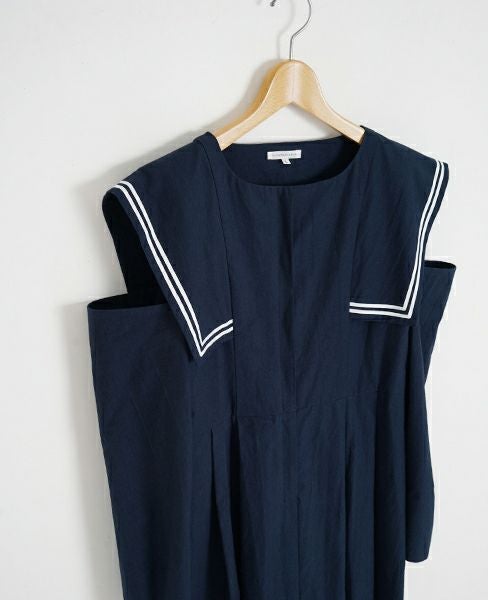 futatsukukuri フタツククリ 暮chic 背守りTシャツ FUTATSUKUKURI背守りワンピース[19WS-07/Navy]-i | Palm maison store