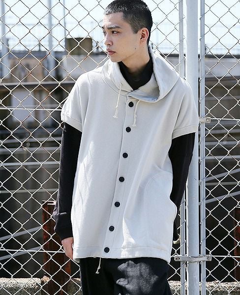 O project.SLEEVELESS HOODED SWEAT[06SW3/FOG]