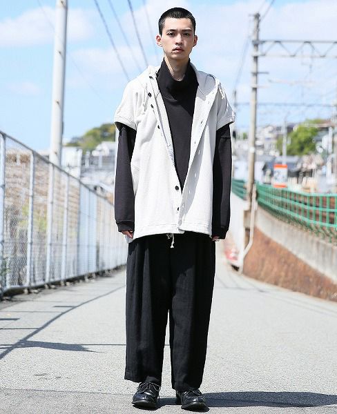 O project.SLEEVELESS HOODED SWEAT[06SW3/FOG]