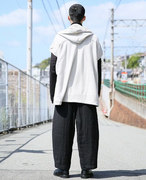 O project SLEEVELESS HOODED SWEAT[06SW3/FOG]