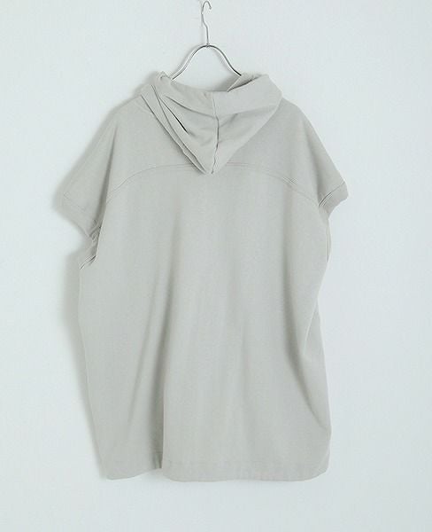 O project.SLEEVELESS HOODED SWEAT[06SW3/FOG]