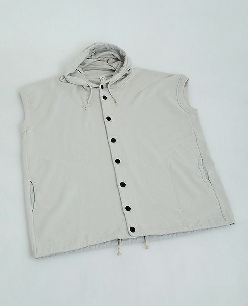 O project SLEEVELESS HOODED SWEAT[06SW3/FOG]
