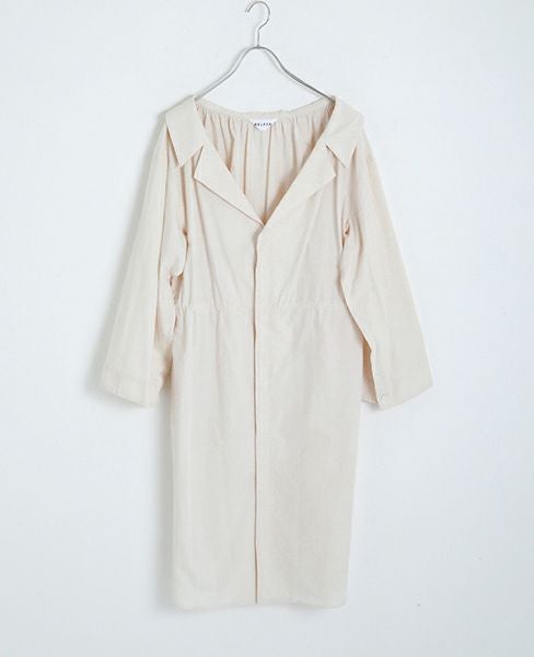 BELPER.GATHERD SHIRT DRESS [0914-1618]